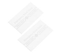 VANZACK 2pcs Emergency Glass Break Switch Cover Fire Alarm Manual Switch Protector Durable High Temperature Resistant Glass for Reliable Safety Various Scenarios