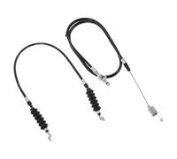 VANZACK 2pcs Golf Cart Accelerator Governor Combo Cable Replacement Fit Throttle Linkage for Ds Engine Models Easy Installation with Secure Pedal Connection and Throttle Cable Assembly