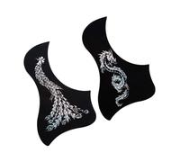 VANZACK 2Pcs Guitar Pickguard Sticker Durable Delicate Guitar Protective Sticker for Easy to Install Unique Dragon