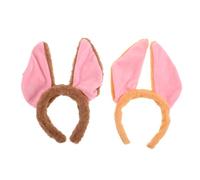 VANZACK 2pcs Halloween Animal Ears Headband Floppy Ear Dog Headband Animal Hair Bands Hair Hoops Boys and Girls Dog Party Costume
