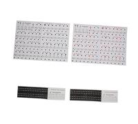 VANZACK 2pcs Key Piano Keyboard Stickers Piano Decals Notes Overlay for for Beginners Reusable