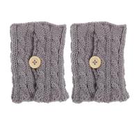 VANZACK 2pcs Knitted Mug Sleeves Insulated Cup Cozy Protective Yarn Covers for Hot Cold Drinks Soft Machine Washable Mug Sweater for Office Home Use