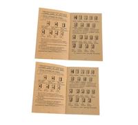 VANZACK 2pcs Mahjong Learning Guide Beginner Rule Manual Expert Tips Strategy Book Chinese Game Rules Instruction for All Levels Group Play