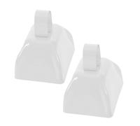 VANZACK 2pcs Metal Cowbells for Football Games Hand Bells Cheering Crowd Noisemakers for Wedding Party Sporting Events Celebrations