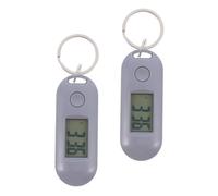 VANZACK 2pcs Mini Keychain Digital Watch Luminous Nurse Pocket Watch Silent Design for Students Nurses Men Portable Easy to Use