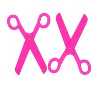 VANZACK 2pcs Oversized Clown Scissors Prop Giant Pink Shears for Circus Party Decorations Halloween Costume Accessories and Stage Performance Props