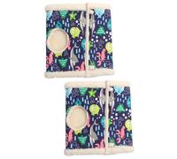 VANZACK 2pcs Parrot Hammock Bed for Birds Sleep Bed Warm Winter Bird Nest Hammock for Pet