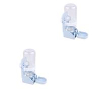 VANZACK 2pcs Pet Water Bottle Feeder 500ml Capacity Auto Dispenser for Dogs Cats Hamsters