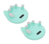 VANZACK 2Pcs Piano Finger Trainers for Left Right Hand Corrector, Finger Strengthening Equipment with ABS Silicone, for Piano Exercises