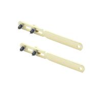 VANZACK 2pcs Professional Two-jaw Watch Case Opener Tool Portable Metal Back Cover Remover for Mechanical and Electronic Watches Up to Repairing Accessories in Golden