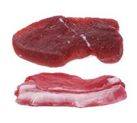 VANZACK 2pcs Realistic Food Props Lifelike Artificial Pork Beef Meat Models for Kitchen Display Photography Party Holiday Decoration Versatile Decor