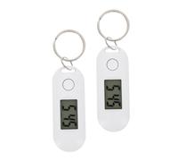 VANZACK 2pcs Silent Mini Keychain Watch Luminous Watch for Students Nurses Exam Portable Easy Operation Non