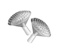 VANZACK 2pcs Stainless Steel Watering Can Heads Rose Sprinkler Nozzles with Inner Replacement Spouts for Garden Balcony Indoor Plants Irrigation