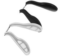 VANZACK 2pcs Sturdy Alloy and Silicone Eyeglass Nose Pads with Anti-skid Soft Cushions, Comfortable Replacement Nose Pieces for Glasses Frames, for Eyewear