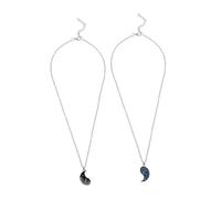 VANZACK 2pcs Stylish Matching Necklace for Couples Friends Symbolic Tai Chi Bagua Pendant Jewelry Meaningful for Strong Bonds