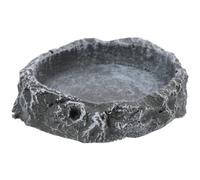 VANZACK 2pcs Terrarium Food Bowl for Reptiles Resin Feeding Dish for Tortoises and Pets Water and Food Feeder for Snakes Lizards and Geckos