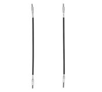 VANZACK 2pcs Violin Tailgut Cord Anti-slip Steel Wire Tailpiece Rope for Violins Easy Installation Enhanced Grip Performance Accessory