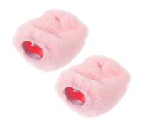 VANZACK 2pcs Wind Shield and Pop Shield Microphone Cover Furry Muff for Recording Accessory Compatible Microphone Outdoor Use