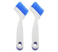 VANZACK 2pcs Window Groove Cleaning Tool for Sliding Doors and Blinds, Ergonomic Handheld Plastic Track Cleaner Brush for Removing Dust and Grime, for Household Cleaning in Apartments