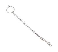 VANZACK 2sets Stainless Steel Parrot Foot Chain Anklet for Birds Easy to Wear Suitable for Cockatiels and Other Species Non-fading Design