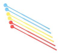 VANZACK 3 Pairs Marimba Mallets Lightweight Percussion Instrument Sticks with Non Cracking Heads for Music Instrument Playing and Drum Kit Use