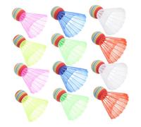 VANZACK 30pcs Badminton Shuttlecocks Large Head Design for Easy Hitting Lightweight Foam and Plastic Construction Indoor Outdoor Rainbow Colors Sports Game