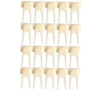 VANZACK 30pcs Bird Fruit Feeding Fork Multi-purpose Food Feeder for Parrots Easy to Install Keeps Food for Bird Cages