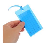 VANZACK 30pcs Flexible Luggage Tags with Insert Card Slit PVC Suitcase Name Id Labels for Baggage Identification Multi-Color Travel Tags for Backpacks Airport Cruises and Holiday Trips