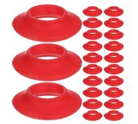 VANZACK 35PCS Swing Top Bottle Gaskets Seals Plastic Washers for Home Brew Beer Soda Bottles Reusable Flexible Insulated Sealing Gasket Replacement for Flip Caps