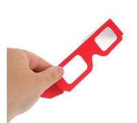 VANZACK 36Pcs 3D Effect Glasses with Red Green Yellow Diffraction Lenses, Paper Neon Party Eyewear for Music Festivals, Concerts, and Light Shows