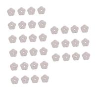 VANZACK 36pcs Calcium Mineral Teeth Grinding Stone for Hamster Chewing Nutritive Chew Toys with Hole for Easy Hanging for Animals and Cage Use