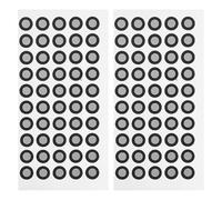 VANZACK 3d Scanner Reflective Marker Points 0.15mm Thickness High Reflectivity 6mm Inner Diameter 10mm Outer Diameter 100 Pieces for 3d Scanning Reference and Positioning