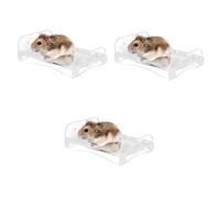 VANZACK 3pcs Acrylic Cooling Plate for Pets Hamster Guinea Pig Cooling Mat Aluminum Alloy Design Heat Dissipation for Use