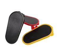 VANZACK 3PCS Desk Extender Elbow Rest Pads for Computer Wrist Support, Ergonomic Arm Pads for Home Office Desk, Adjustable 180° Swivel Armrest in Black, Red, and Bright Yellow