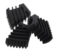 VANZACK 3pcs Drum Stand Leg Plastic Cover Rubber Feet for Drum Kit Stand Slip Protector Leg Cast Cover Kit Replacement Part