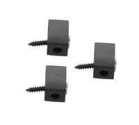 VANZACK 3pcs Electric Headless Bass Guitar Locking Nut with Split Design Metal Construction, Reduces String Friction and Wear, Extends String Lifespan for Live Performances and Studio