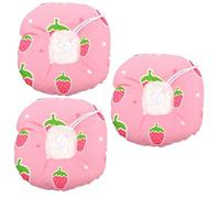 VANZACK 3pcs Elizabeth Soft Circle After Surgery Collar Pet Accessories Puppy Collar Cats Collar Dog Collar Dog Collars for Puppies Strawberry Kitten Cotton