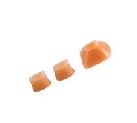 VANZACK 3pcs Flute Replacement Silicone Bumper Cork Pads Good Flexibility, Easy to Carry, Light Brown Flute Parts Accessory for Wind Woodwind Instruments Cf102