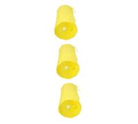 VANZACK 3pcs Foldable Cat Tunnel Toy Interactive Pet Plaything for Hanging Yellow Cat Tunnel Tube for Indoor Fun