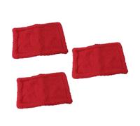 VANZACK 3pcs Hamster Warm Cushion Red Pet Sleep Mat for Small Animals Pad for Hamsters Guinea Pigs Easy to Clean and Portable
