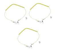 VANZACK 3pcs Meters Parrot Training Rope Anti-bite Elastic String and Random Color Flight for Outdoor Bird Adventures