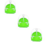 VANZACK 3pcs Multifunctional Bird Bath Cage with Cover Bathing Box for Small Canaries and Parrots Promotes Healthy Bathing Habits Easy to Clean and Install