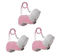 VANZACK 3pcs Pet Leash No-pull Breathable Vest for Cats Lightweight and Comfortable Design Reduces Chest Stress for Walking