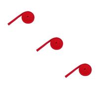 VANZACK 3pcs Red Piano Tuning Felt Temperament Strip for Muting Outside Strings Wool Piano Tuning Accessories for Professional Two Octave Muting