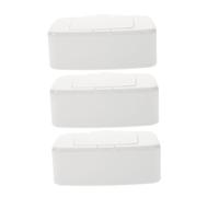 VANZACK 3pcs Refillable Wipes Dispenser Box with Lid Portable Wipe Holder for Bathroom and Makeup Material Wet Tissue Storage Container for Home and Office