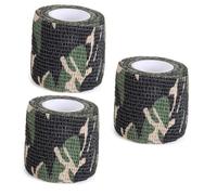 VANZACK 3pcs Self-adhesive Camouflage Tape Tape for Sports Injuries Stretchable Non-woven Fabric for Outdoor Random Color
