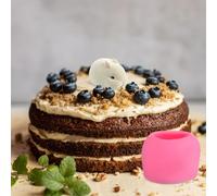 VANZACK 3pcs Silicone Rabbit Cake Molds Fondant Baking Moulds Small Pink White Medium Pink Easter Bunny Chocolate Mold for Cake Decorating