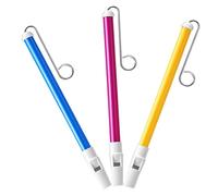 VANZACK 3Pcs Sliding Mouth Whistle for Push Pull Flutes Musical Instruments Educational Blowing Playthings to Develop Verbal Skills and Imagination for Boys