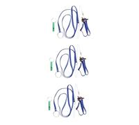VANZACK 3pcs Tortoise Pulling Rope Design Lightweight Tortoise Hauling Leash for Outdoor Walks Random Whistle Color for Pet Owners