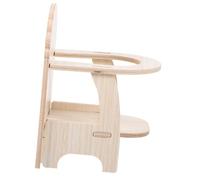 VANZACK 3sets Handmade Wooden Hamster High Chair with Tray Feeding Seat for Pets Like Hamsters Mice and Squirrels Lightweight and Easy to Move